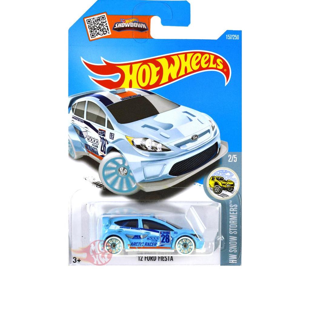 NEW PRODUK '12 FORD FIESTA BIRU / BLUE HERALDA SPECIAL - HW HOT WHEELS HOTWHEEL THANKYOU & HAPPY