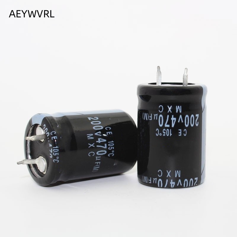 10PCS 200V470UF 470UF 200V electrolytic capacitor 22*35mm