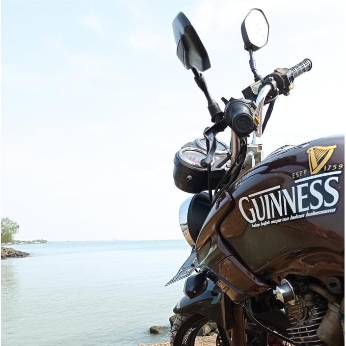Sticker Guinness Sticker Cutting Sepeda Motor Universal Terpercaya