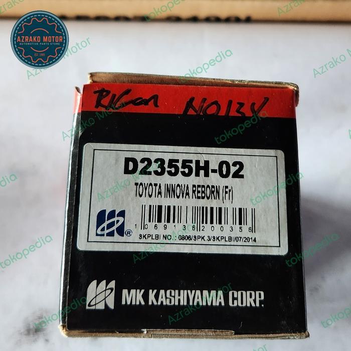 Kampas Rem Depan Brake Pad Mk Kashiyama Merah Toyota Innova Reborn