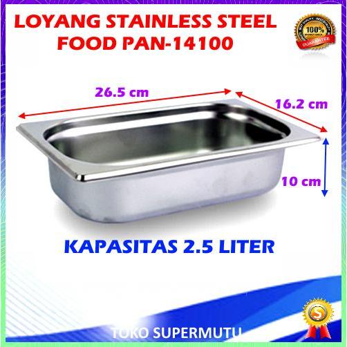 Wadah Sayuran & Buah Stainless - 14100