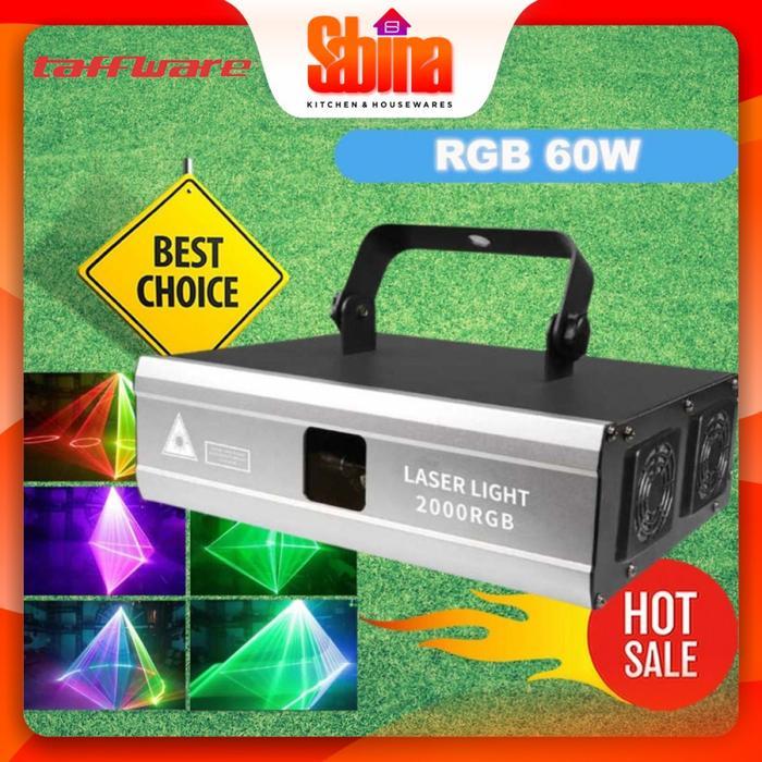 Lampu Proyektor Laser Panggung LED RGB Animasi Light Sensor Suara DMX