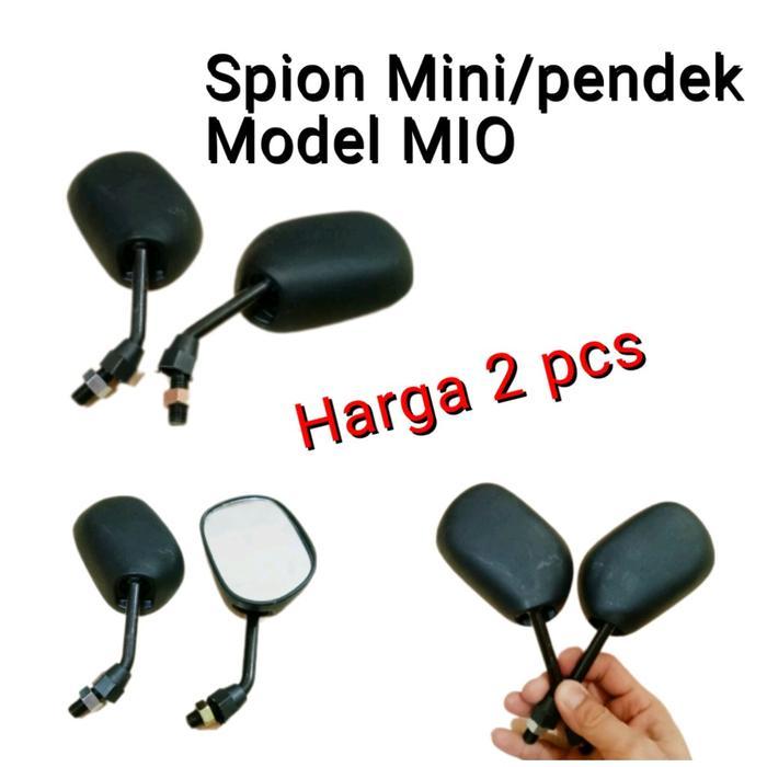kaca Spion Mini Mio sporty Mio j Mio fino Mio m3 Mio Soul GT (Drat Yamaha) gagang Pendek kecil Motor
