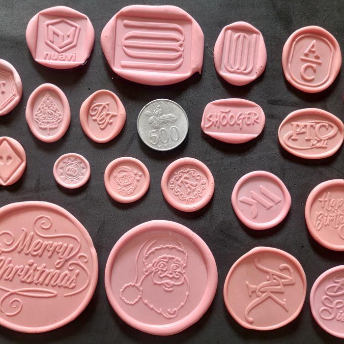 Seal Wax Stamp Custom Stempel Segel Lilin Stampel