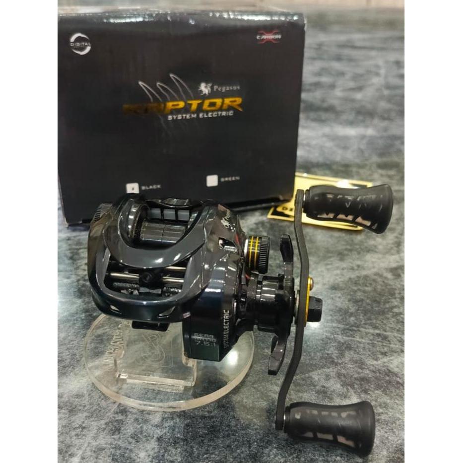 Terlaris Reel Pegasus Raptor Dc Baitcasting System Electric - Digital Control