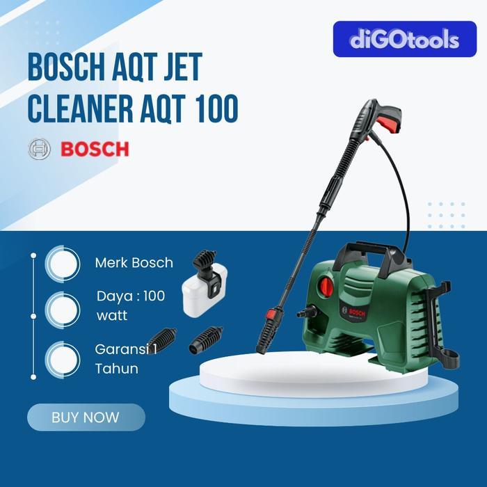 Bosch jet cleaner AQT100 - mesin cuci mobil - mesin cuci kendaraan - mesin cuci karpet lumut AC moto