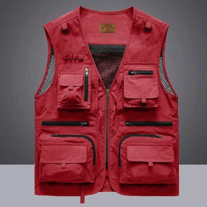 Jaket Rompi Pria Casual Kombinasi Vest Pria Diskon Sale