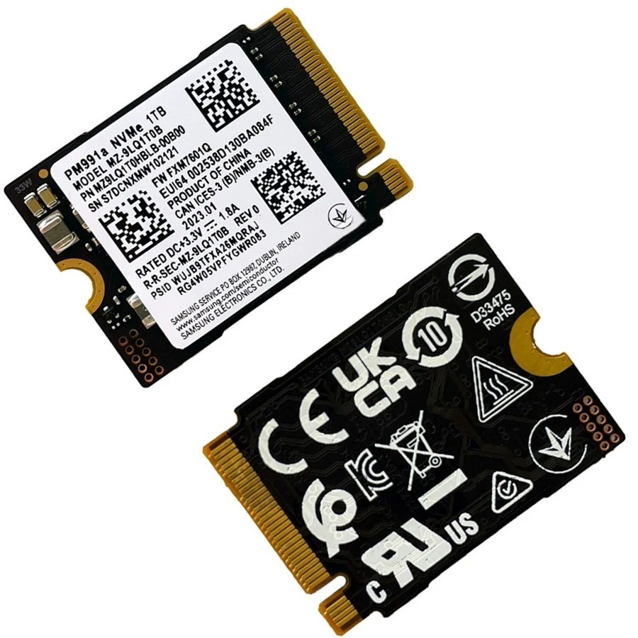 SAMSUNG PM991a NVMe M.2 2230 Internal SSD 1TB/128GB/512GB High-Speed Solid State Drive for Internal