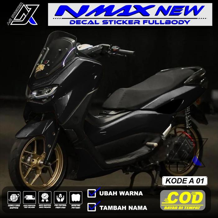Decal Stiker Nmax New Full Body Desain Polos - Sticker Nmax New Fullbody Desain Polos