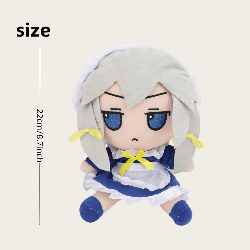 20cm Touhou Project Lovely Plush In Stock fumofumo TouHou Project Basic Izayoi Sakuya Doll Anime