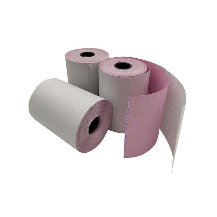 (10 Roll) Grosir Kertas Struk Ncr 2 Ply 75X60Mm - Kertas Struk 2 Ply Rangkap 2 Roll Paper