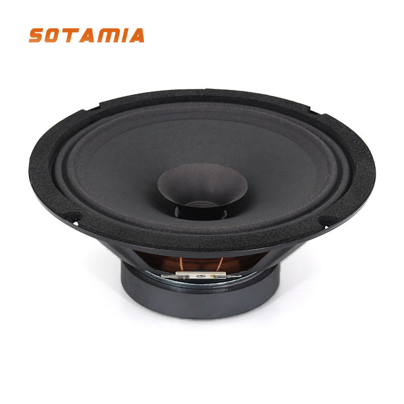 S0TAMI4 1PCS 8 Inch Round Full Range Speaker 8 Ohms 85 Watts Full Range Cloth Edge 100 Magnetic 25