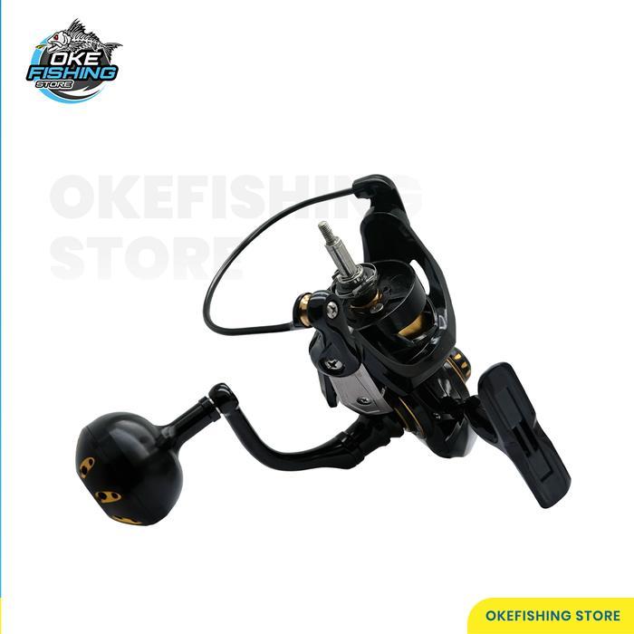 Reel Pancing Laut Gostrike Poseidon High Gear & Powergear 9 Ball Bearing Spinning Brass Gear