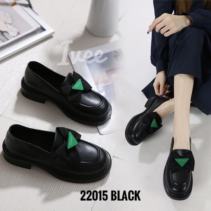 Laviola - Ivee Chunky Loafers Shoes Korea Ribbon #22015
