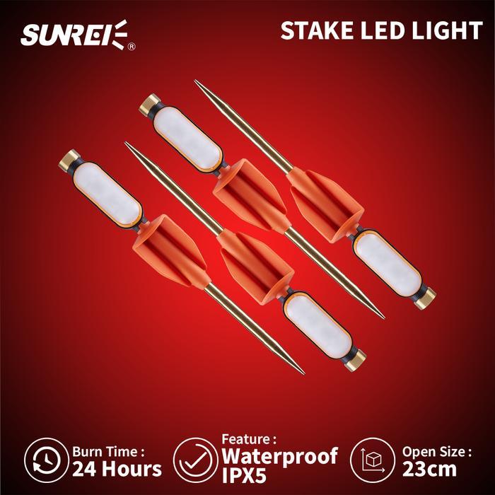 Promo Pasak Tenda Lampu Led Sunrei Stainless Steel Stake Light