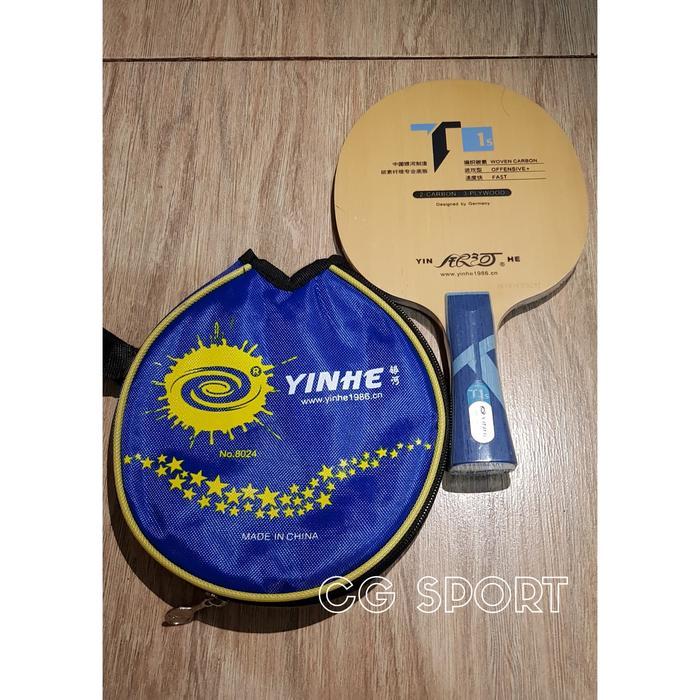 Kayu Pingpong Yinhe T1S Carbon Blade Yinhe T-1S