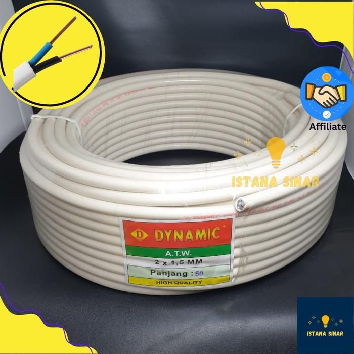 Kabel Listrik Nym 2 X 1.5 / 3 X1.5 Mm / 2X 2.5 Mm Dynamic 1 Roll Kabel Tembaga Kabel Kawat Kabel