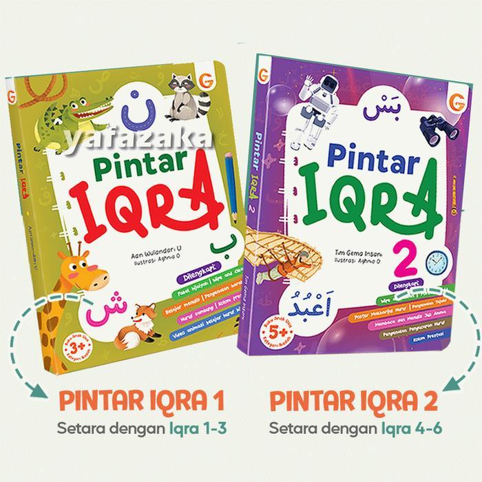 Boardbook Pintar Iqra - Buku Board Book Hijaiyah Anak Balita TK Islami