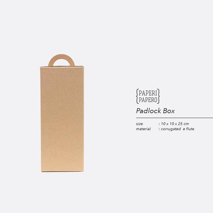 Padlock Box - Boks Handel Untuk Botol 1 Liter
