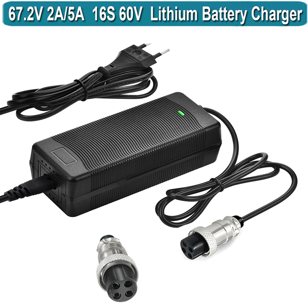 4 Prong Scooter Charger for Segway Ninebot S/S-MAX/Mini lite/Mini PRO, 63V 2A Power Charger