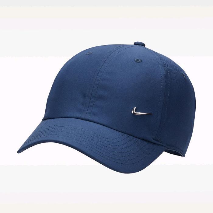 FB5372 410 Nike Dri FIT Club Unstructured Metal Swoosh Cap