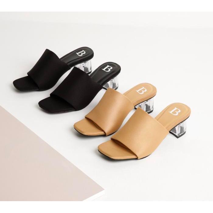 BERRYBENKA - SEPATU HAK WANITA SOFIA IBIRA SANDAL WIDE STRAP HEELS ORIGINAL QUALITY
