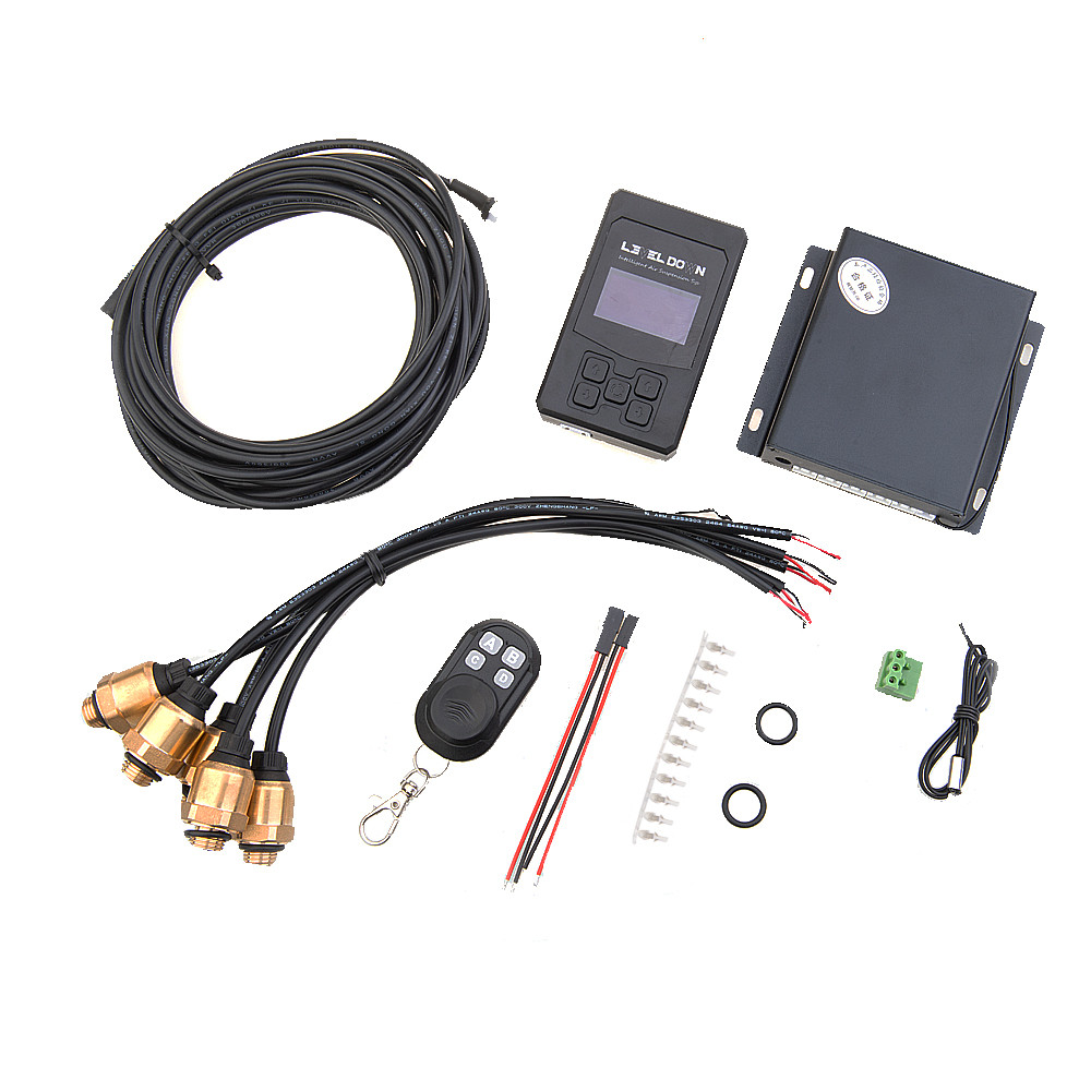 UNIVERSAL AUTO AIR RIDE SUSPENSION ELECTRONIC CONTROL SYSTEM WITH PRESSURE SENSOR SUPPORT
