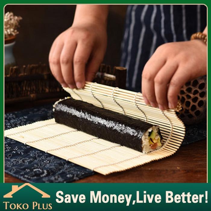 Tikar Penggulung Sushi Bamboo - Sushi Bamboo Mat - GULUNGAN SUSHI - TIKAR BAMBU - Alat Membuat Sushi