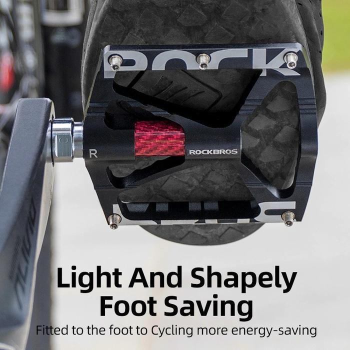 Polygon Rockbros K307T Pedal Sepeda Lipat Mtb Roadbike Bearing Alloy