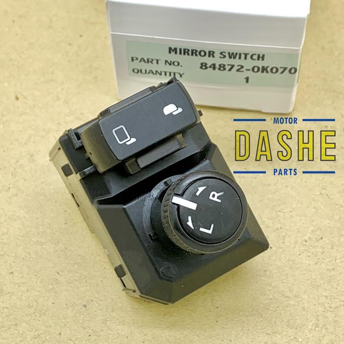 TOYOTA SIENTA V Q 2016 SD 2022 SWITCH MIRROR OUTER SAKLAR PENGGERAK KACA SPION 84872-0K070 TERBATAS