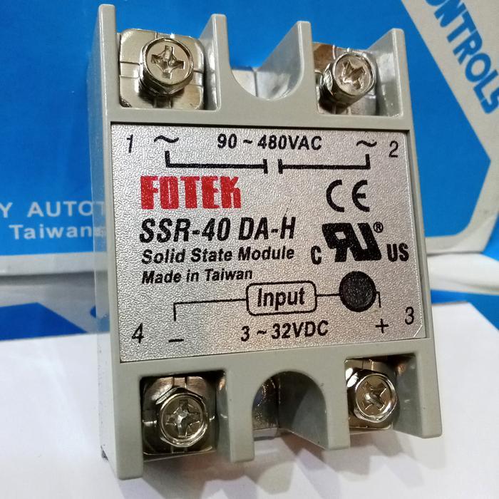 FOTEK SSR-40DA-H SSR 40DAH FOTEK ORIGINAL SOLID STATE RELAY SSR 40 DAH READY