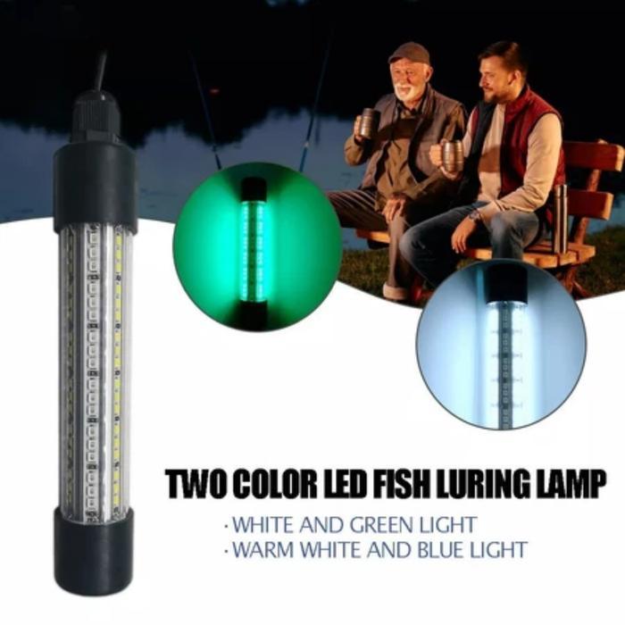 Terlaris Lampu Umpan Ikan Lampu Led Bawah Air Lampu Memancing Lampu Biru Umpan Cumi Baterai 48 Jam