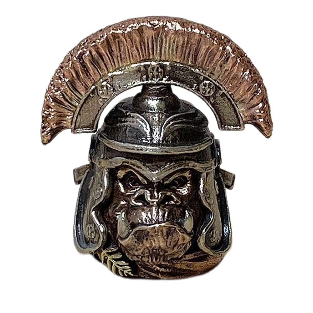 White Brass Copper Centurion Gorilla Knife Beads EDC Wear Paracord Tools Lanyard Pendants Key Rings