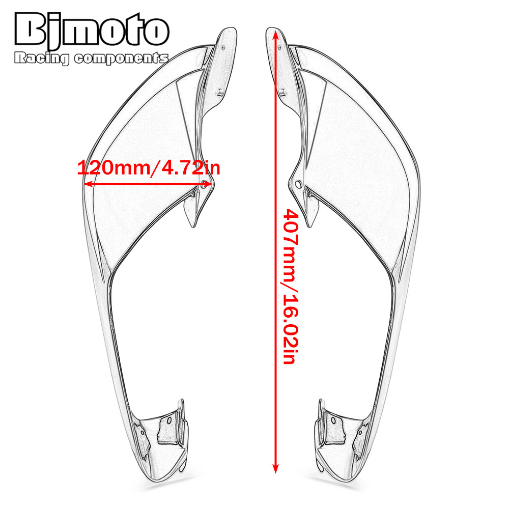 MOTORCYCLE FIXED WING FAIRING SMALL WING SPOILER AERODYNAMIC WING FOR YAMAHA YZF-R1 R1M YZFR1 YZF R1