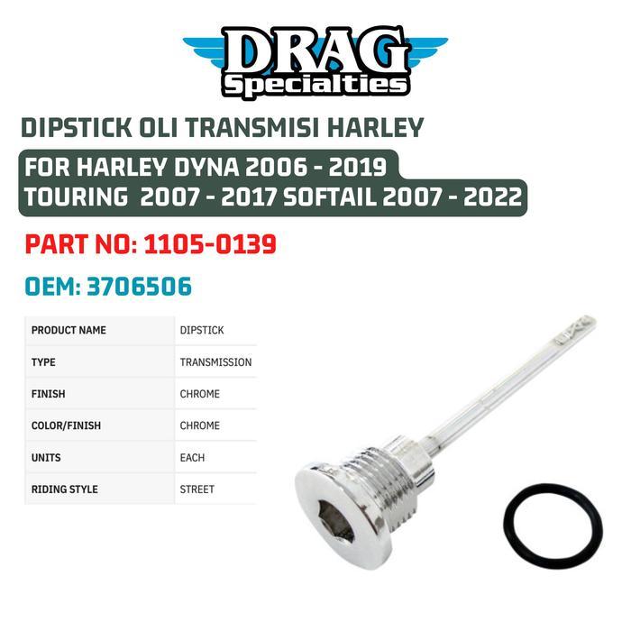 DIPSTICK OLI TRANSMISI HARLEY 1105-0139 OEM 3706506
