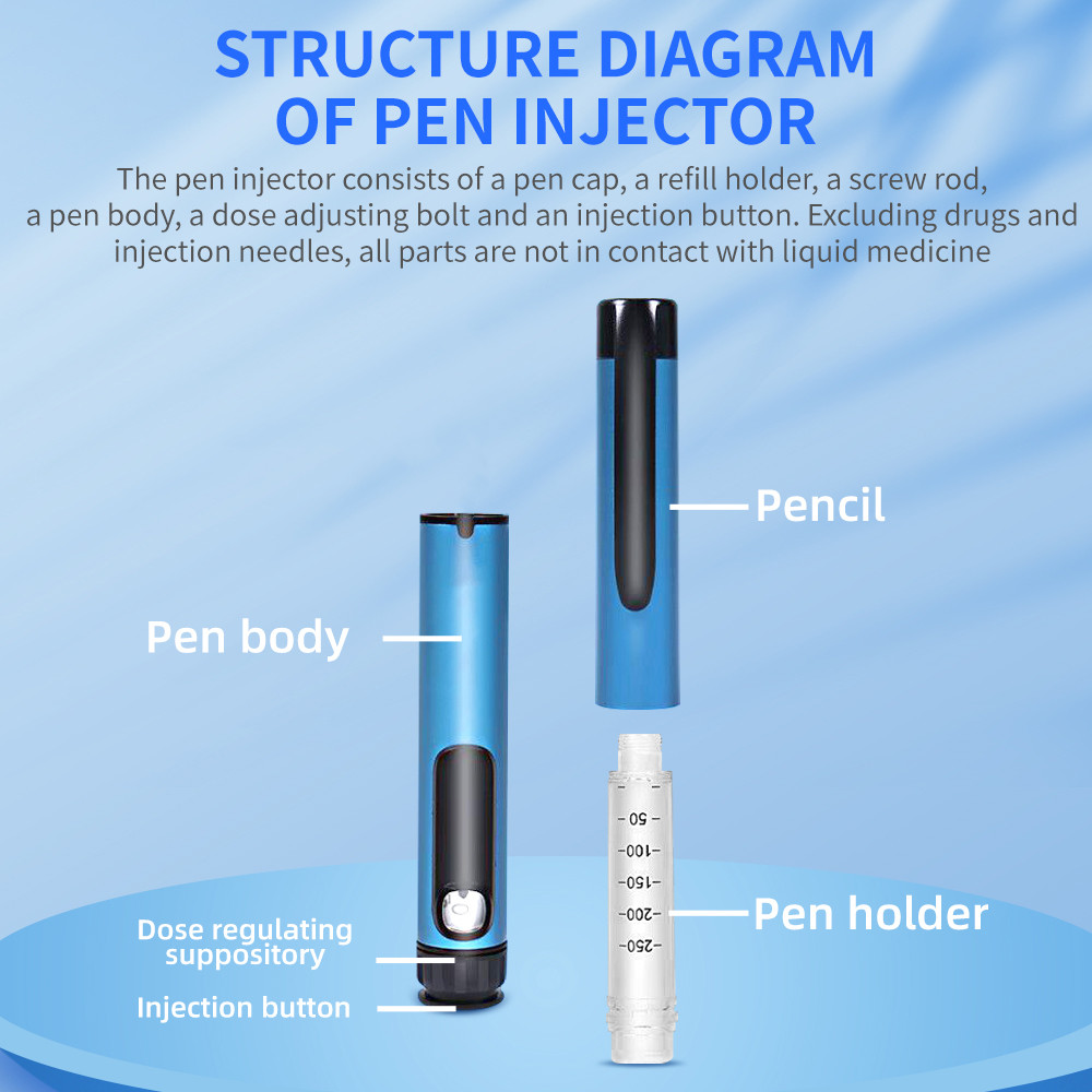 Reusable 3ml Insulin Medical Injection Pen Insulin Pen Injector Assembly Machine Reusable Insulin
