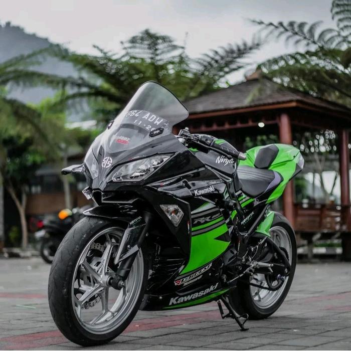 WINDSHIELD NINJA250 FI OLD JENONG ZEERO GRAVITYE & MRRA. VISOR KACA DEPAN NINJA FI250 LAMA JENONG
