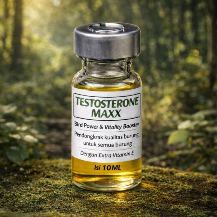 Testosterone Maxx Untuk Semua Burung 10Ml Hormon Burung Vitamin Burung Hormon Testosterone Semua