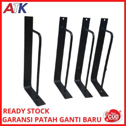 Bracket Siku Besi Penyangga Rak Ambalan Dinding Besi Gantungan 50 Cm