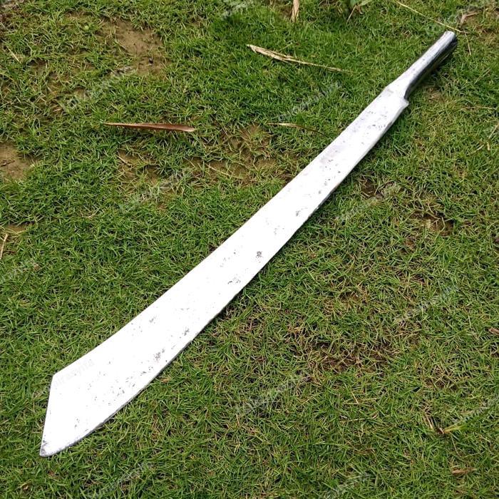 parang baja golok baja full tang aali+babat alang alang