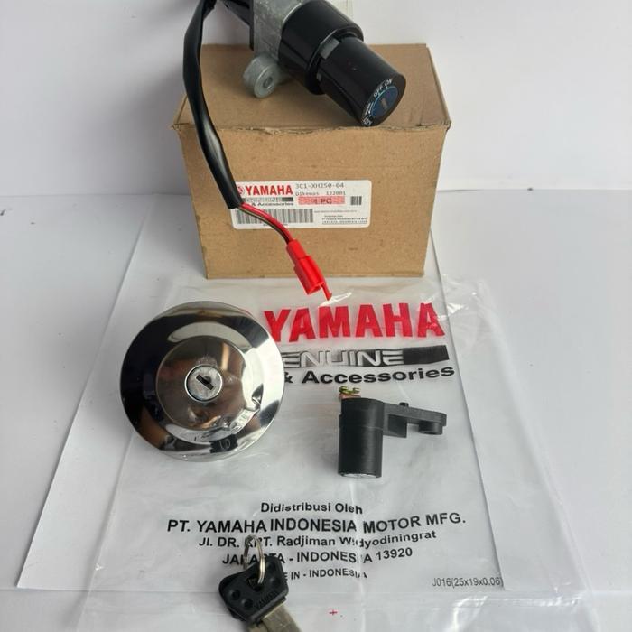 Kunci Kontak Set + Tutup Tangki (3C1) Buat Motor Vixion Old/Vixion Lama