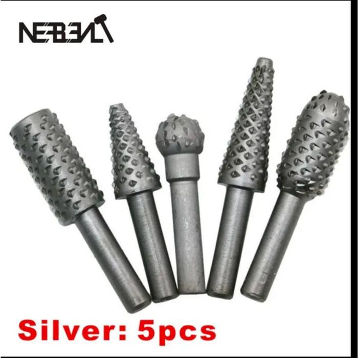 MATA BOR KIKIR UKIR KAYU TUNER 5 PCS RASP 6mm