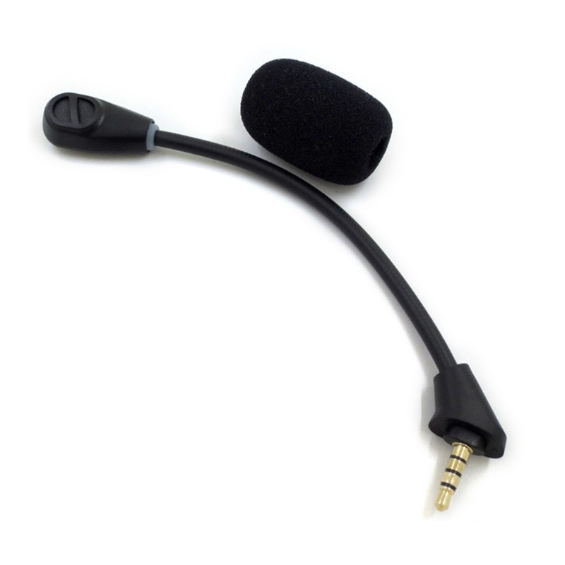 Microphone Replacement for HyperX Cloud Alpha Wireless Gaming Headset, Detachable Mic Boom with LED