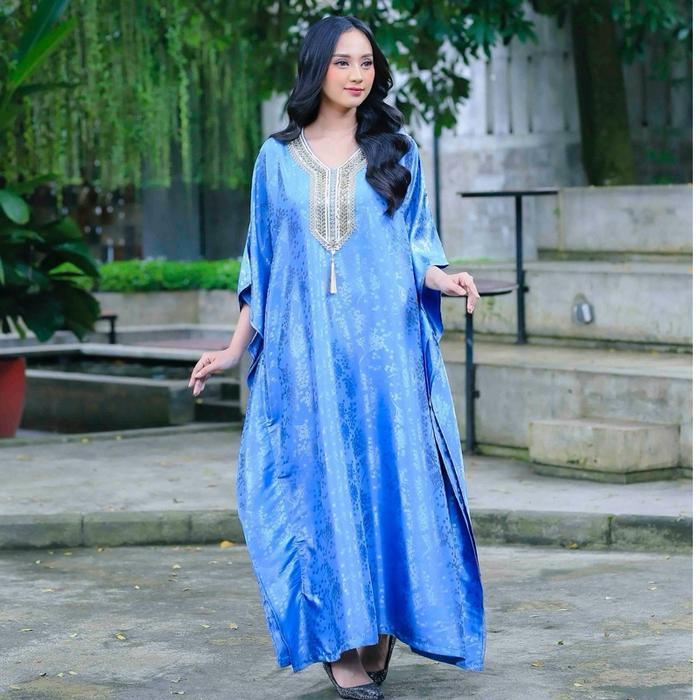Kaftan Jaguard Silk Lebaran Raya Series Terlaris