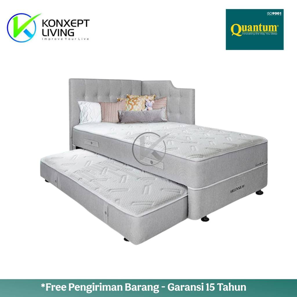 Quantum Springbed 2in1 Collins Sandaran Collins Ukuran 90x200 Fullset