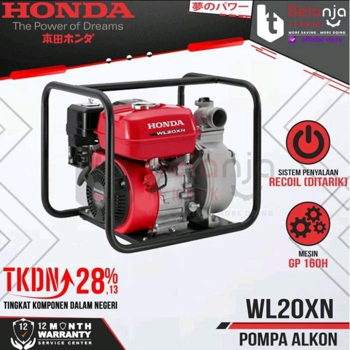 Mesin Alkon Honda WL 20 XN Pompa Air Irigasi 2 Inch 7.5 Meter WL20XN