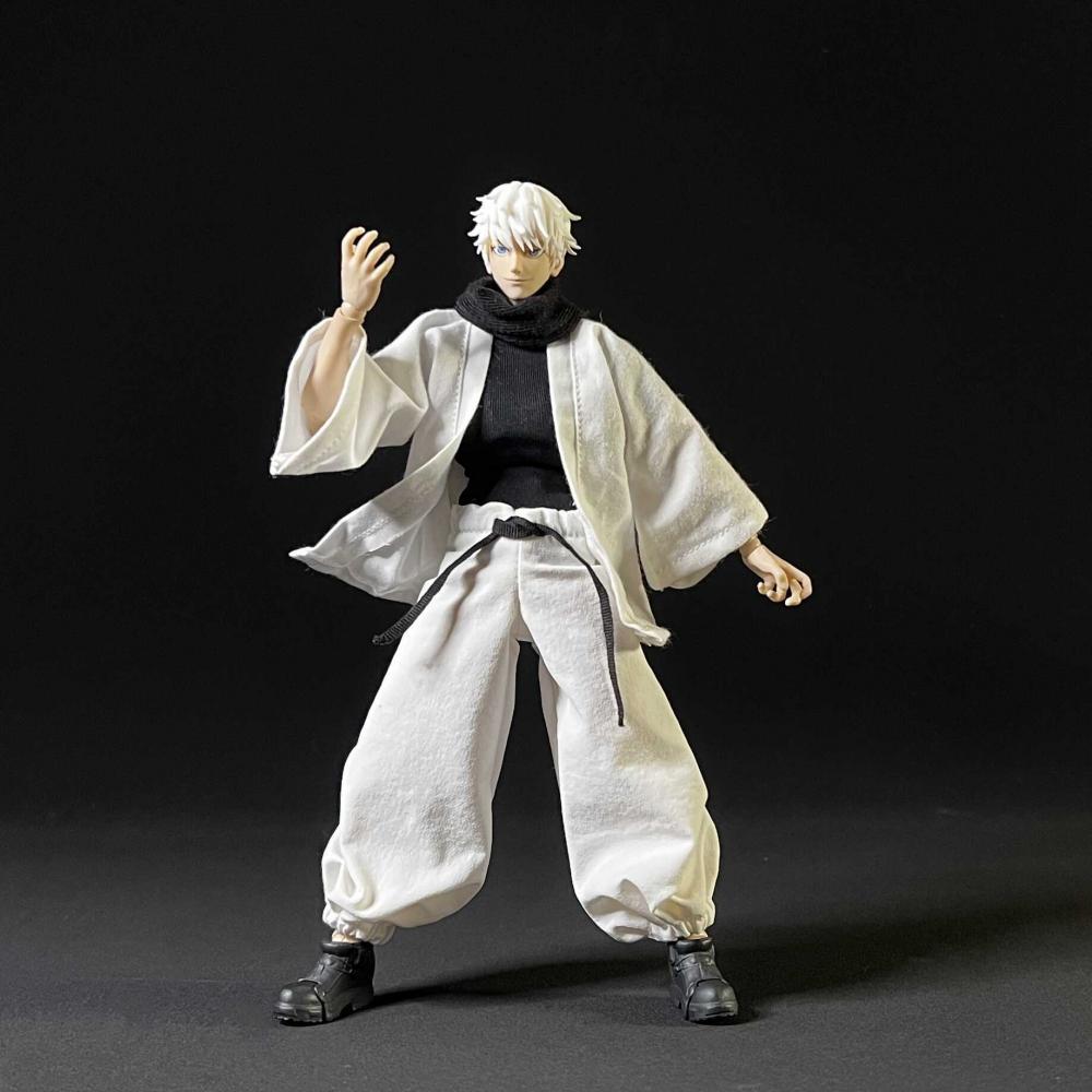 Jujutsu Kaisen Anime Shinjuku Battle Satoru Gojo Shf Handmade Clothes Clothing Is Suitable for 1/12