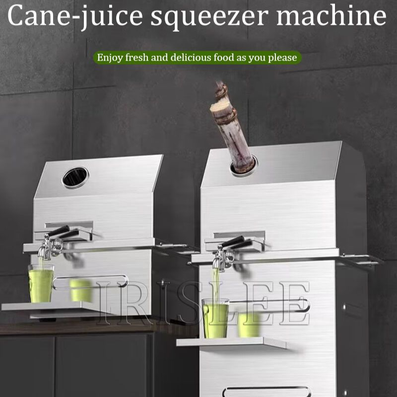 Commercial Sugarcane Juicer Automatic Stainless Steel Desktop Sugar Cane Machine Cane-Juice Squeezer
