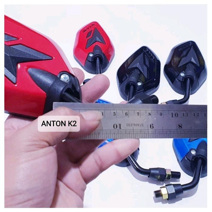 Kaca Spion Pendek Variasi Aksesoris Motor Beat Karbu/Beat Fi/Beat Esp Iss/Beat New Deluxe/Beat