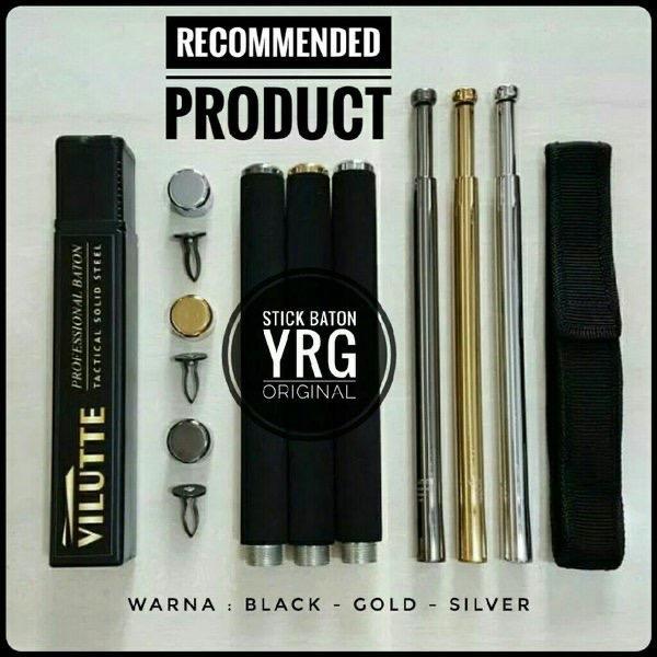 Terlaris Stik Stick Baton Tongkat Besi Padat Satpam Security Pentungan Panjang